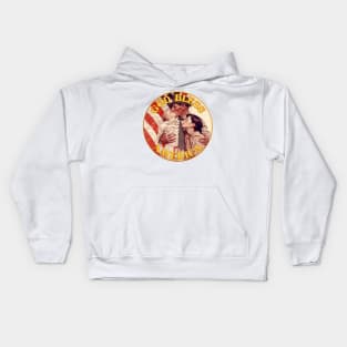 God Bless America with Family Kids Hoodie